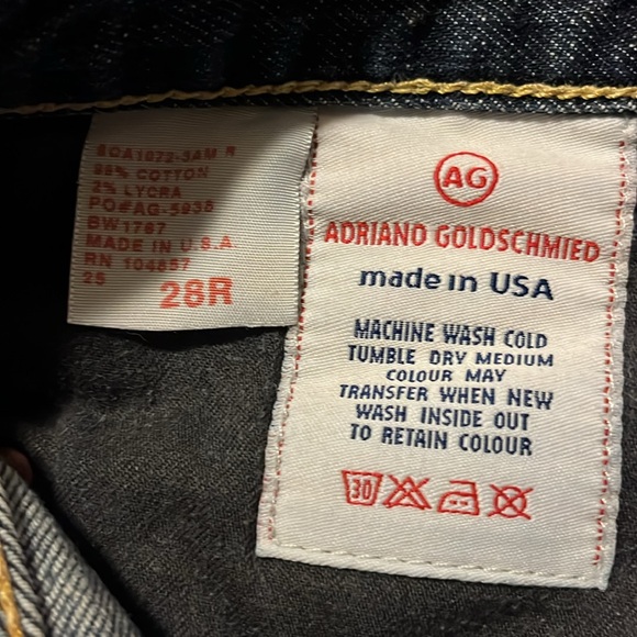 Vintage size 28 Adriano Goldschmied Low Rise Boot Cut Jeans - Picture 9 of 12